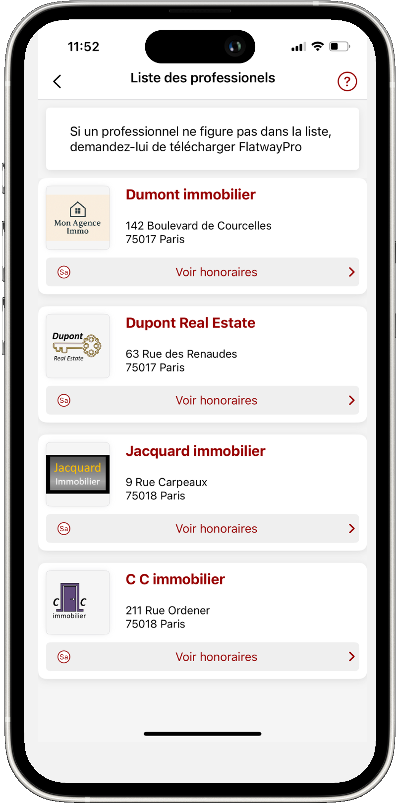 choisir un professionnel
